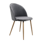 Levede 2x Dining Chairs Seat French Grey CH1037-2-GY