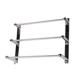 Towel Rack Bathroom Wall Mounted Stainless Steel Hanging Holder with Small Hooks 3 Poles V1294-YM0901-3112240065012