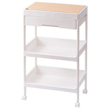 Rolling Cart Large Capacity Eco Friendly PP MDF Sturdy Construction Space Saving Utility Cart For V1294-YM0717-3117220191812