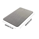 Stone Bath Mat, Diatomaceous Earth Shower Mat, Non-Slip Super Absorbent Diatomite Stone Bath Mats, V1189-WXFWAL-20260319-00945