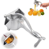 Fresh Fruit Juice Extractor, Manual Hand Press Juicer with Heavy-Duty Aluminum Alloy & Ergonomic V1366-AZ2-W-11558