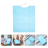 60Pcs Disposable Adult Bibs for Elderly Waterproof Clothes Oil-Proof Dining Clothing V1369-AZ3-W-18909