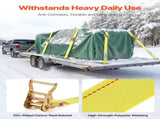 Ratchet Straps, 50.8 mm x 4.6 m, 30 Pack E-Track Tie Down Straps, 1995 kg Break Strength & 662 kg V952-ETRACKJLD2X1PQ6HQ001V0