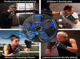 Smart Music Boxing Machine with LED Lights & Bluetooth Wall-Mounted Interactive Punch Trainer, 9 V1107-CS-YYQJQB