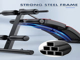 Foldable Weight Sit Up Bench Press Adjustable Home Gym Abdominal Exercise Fitness V610-GYM-SIT-83124