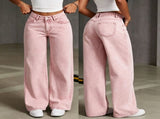 Pink Size 2XL Relaxed Fit Straight Jeans Christmas V1221-XM-LB6641-GM177