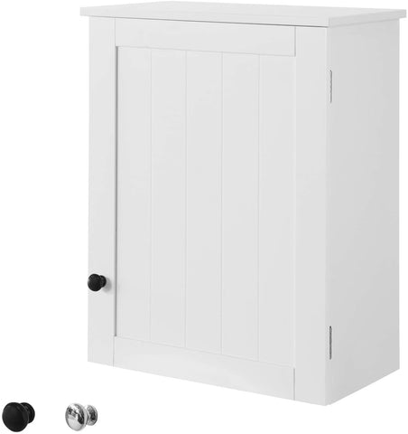 White Wall Cabinet with Door 40x52cm V178-85031