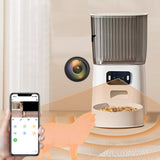 5L Smart Pet Feeder with Camera & Dual-Band WiFi - Automatic Dispenser V1263-JX-6836