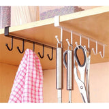Kitchen Storage Rack Cupboard Hanging Hook Hanger Chest Storage Organizer Holder V1366-AZ2-W-24468