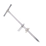 Soil Sampler Probe Stainless Steel Soil Probe with Foot Pedal Ergonomic T Handle Planting Tool V1294-YM0901-3111250010611
