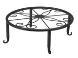 Single Layer Iron Plant Stand Floor Standing Simple Low Plant Stand Balcony Living Room Flower V1294-YM0717-3111220212115