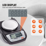 VEVOR Analytical Balance Lab Scale 600g x 0.01g 6 Units Conversion Electronic V952-SYSCHTP001G0QUY4VV3