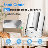 Aimex Portable Water Filter - Gravity-Fed, 304 Stainless Steel, Fluoride Removal V502-AIMEXSSGRVTFDCH