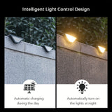 Black Solar-Powered Night Lights LED Night Lights 8-Pack Night Lights Garden Lighting V1347-124-99696