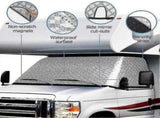 Camper Van Windshield Compatible with C 1997-2022 4 Layer Thickened Camper Van Windshield V1188-MS-704-117