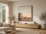 Stone and Sky Floating Frame Canvas Wall Art - Portrait - 60W x 120H cm - Black V767-PP-SS-60120-FB