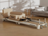 Powertrain Velora Pilates Reformer Machine Aluminium Foldable Multifunctional Home Gym Equipmen PLT-JYI-F5A-BE