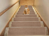 PALIFEUR Stair Treads for Wooden Steps, Soft Stair Treads, 8 x 30 Inch Reusable Carpet Stair Treads, V1189-LWWAL-20260325-01167