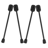 4-Pack Heavy Duty Black Metal Folding Table Leg Brackets for Home, Office, and Table Support V1369-AZ3-W-18626