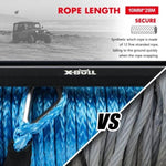 X-BULL Electric Winch 12V 12000LBS/5454kg 26M Synthetic Rope Wireless Remote 4WD 4X4 V211-AUEB-XBEW006