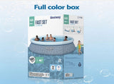 Bestway 457cm Swimming Pool Inflatable Above Ground Round Pools w/ Filter Pump BW-POOL-R-457-57315