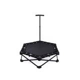 Foldable Fitness Trampoline with Handle Compact Folding Rebounder V63-954691