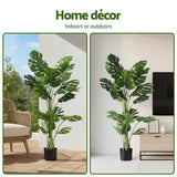 Artiss 140cm Artificial Monstera Tree Faux Trees Indoor Decor Artificial Plants Lifelike Plant 1.4M AP-TREE-MONS-140