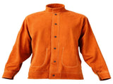 Flame-Resistant Welding Jacket - M Size, Heavy Duty Cowhide Leather Welding Jacket, Waterproof V952-KSNPKKSKNPAKH1SAOV0