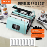 Tumbler Heat Press Machine and Sublimation Tumbler Press Set with 8pcs 20OZ Blank V952-30OZKBJSHBTZ1F1VGV3
