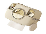 Wall Mounted Facial Tissue Box Holder Waterproof Plastic Tissue Box Holder Organizer for Bathroom V1294-YM0901-3112230058611