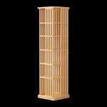 360 Rotating Bookshelf Bamboo Storage Display Rack Shelving in Wood V63-842461