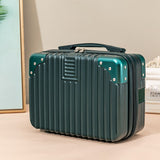 Makeup Travel Case Hard Shell Vanity Cases Portable Waterproof ABS Cosmetic Case with Elastic Band V1366-AZ2-W-04251