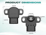 Golf Cart Throttle Sensor for Yamaha G29 Electric 2012-Up Models Drive 2 and 3 OEM JW9-H5885-00-00 V1259-DP01-A-5448