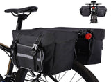 Rear Bike Rack Bag, 25L Waterproof Ebike Saddle Bag Cycling Trunk Carrier Travel Outdoor, V1366-AZ2-W-23653