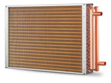 20"x 20" Heat Exchanger Water to Air 3-Row 3/8" Copper Ports 242 Fins V952-CPGSHRQ202001R9UUV0