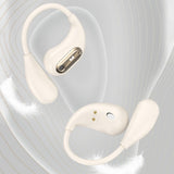 Wireless Open Ear Headphones Bluetooth 5.4 Stereo Sound Earphones with Charging Case Beige V1263-JX-7110-1