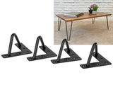 4Pcs Wrought Iron Table Leg U-Shaped Desk Support Legs Furniture Hardware AccessoriesS Accessories V1294-YM0718-3117200186112