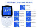 Upgraded Watt Meter Power Meter Plug Home Electricity Usage Monitor Garden Tools Set, 3 Pack Heavy V1258-DP02-C-986
