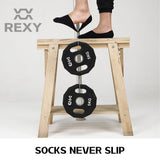 5X Rexy Daily No Show Ankle Socks Medium Non-Slip Breathable MULTI COLOUR V274-GM-RXCNOS-M5-MUT