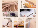 Portable Heated Blanket , 58"x32" Heated Shawl Wraps for Women with 3 Heating Levels & 15s Fast USB V1366-AZ2-W-11548