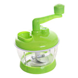 Manual Vegetable Grinder Stainless Steel Blade Portable Food Meat Mixer for Kitchen Restaurant V1294-YM0521-3118230038411