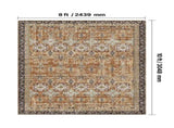Area Rug, 2438.4 x 3048 mm Large Washable Rug, Non-Slip & Tear-Resistant Soft Carpet, Pet & Child V952-JXDDT8X10FTFP7Y9N001V0