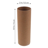 12Pcs DIY Brown Cardboard Tubes Paper Rolls for Craft Making and Creative Projects V1366-AZ2-W-20308