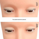 New Real 4 Layers Mannequin Head for Extension Practice Silicone Doll Head with Open Eye V1370-AZ4-10474