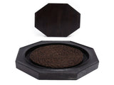 Bamboo Tea Tray Teapot Mat Serving Tray Coaster Kitchen Tea Ceremony AccessoriesBrown Octagonal V1294-YM0901-3118210075911