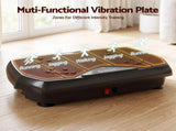 Everfit Vibration Plate Exercise Machine Full Body Shaker Workout Vibrate Fitness Platform with FIT-H-VP-DIAMOND-BK