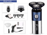 Electric Shaver for Men 3D Rotary Razor Wet and Dry Waterproof USB Rechargeable LED Display Travel V888-ELOSUNG41978