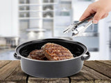 Portable Barbecue Pot Sweet Potato Meat BBQ Grill Pot with Lid for Home Use V1294-YM0901-JY34105