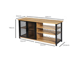 Levede Bar Cabinet Buffet Sideboard CH1077_NZ