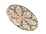 Round Grass Wall Ornaments 35cm Diameter Hand Knitting Hanging Woven Wall Baskets for Living Room V1294-YM0703-3115230050713